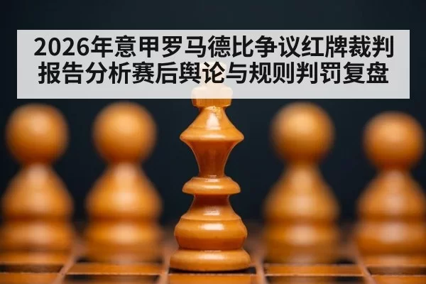 2026年意甲罗马德比争议红牌裁判报告分析赛后舆论与规则判罚复盘